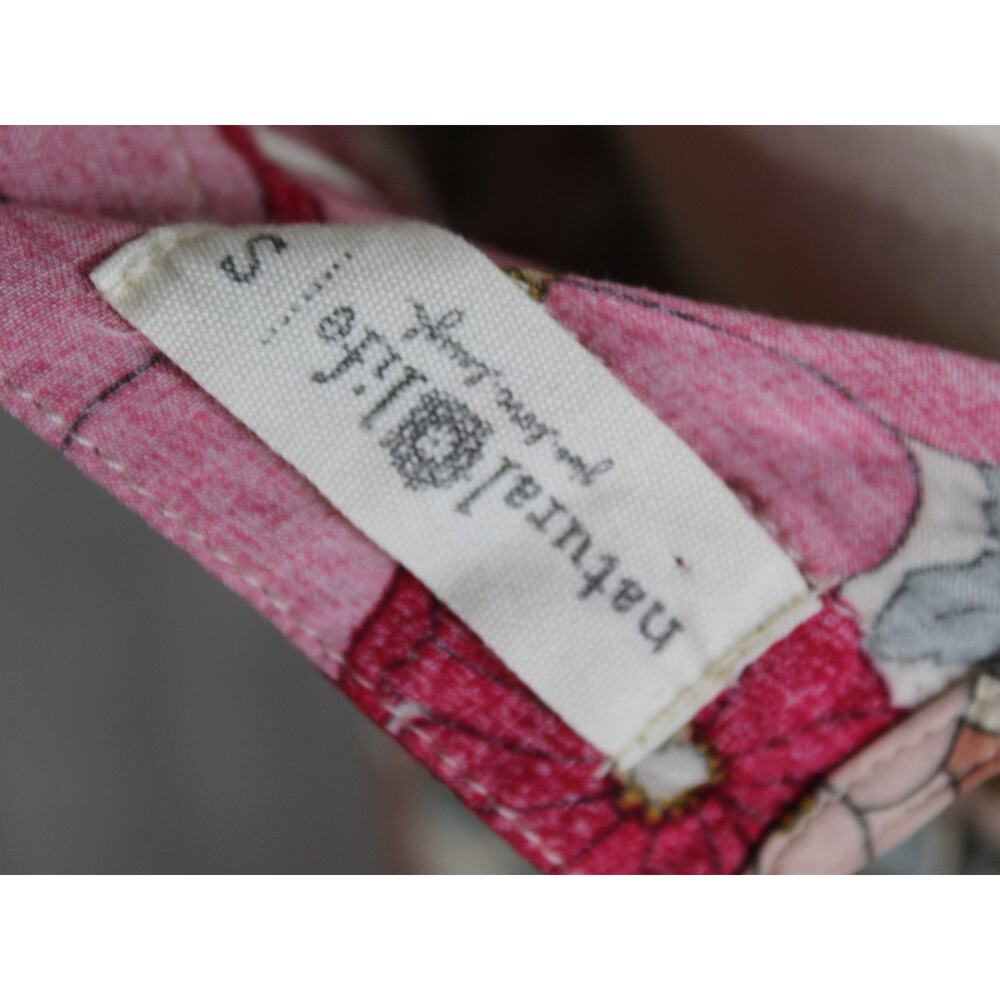 Natural Life Midi Dress Womens Small Pink Floral Sundress Boho Cottage Summer - Picture 7 of 10